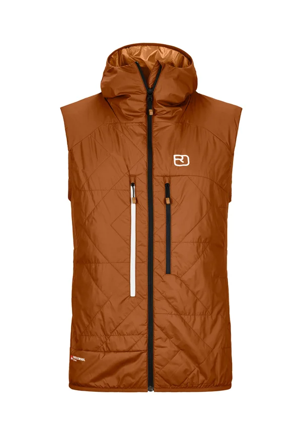 SWISSWOOL PIZ BO� - Waistcoat - bristle brown