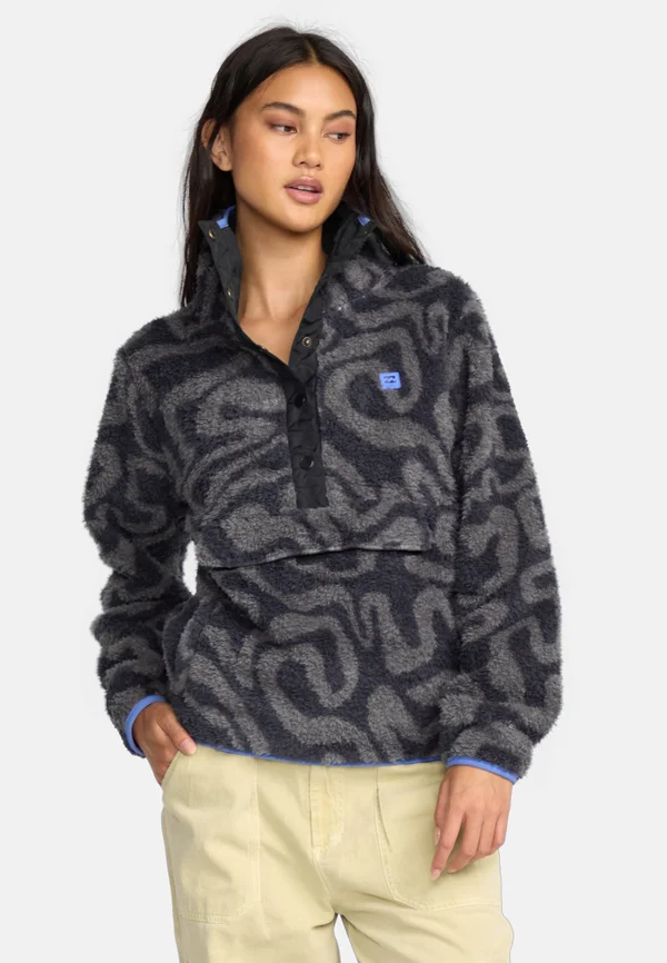 SWITCHBACK  - Fleece jumper - black