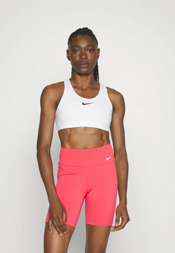 SWOOSH HIGH SUPPORT - High support sports bra - white/black