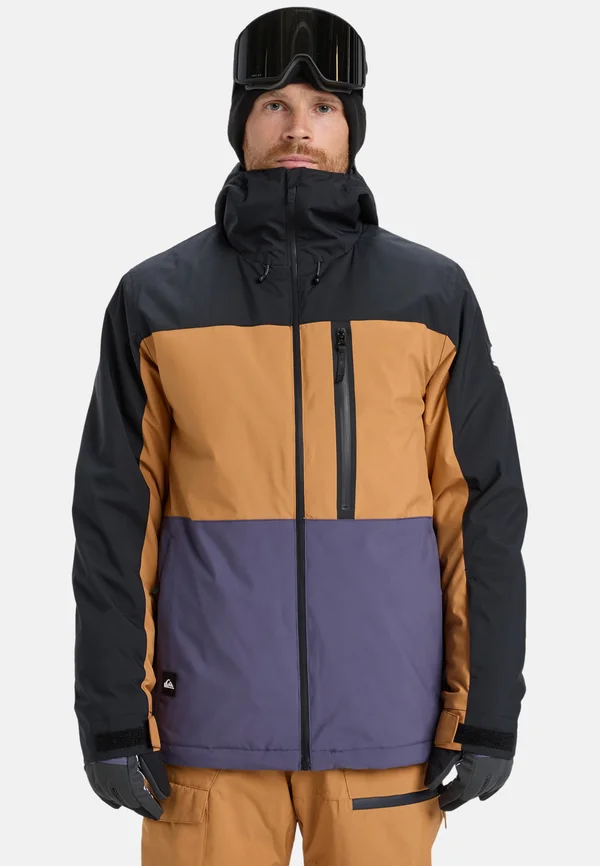 SYCAMORE BLOCK-FUNKTIONELLE - Snowboard jacket - brown black purple