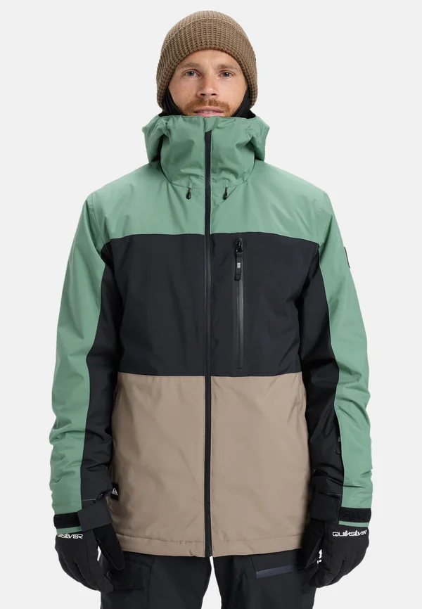 SYCAMORE BLOCK-FUNKTIONELLE - Snowboard jacket - green grey black