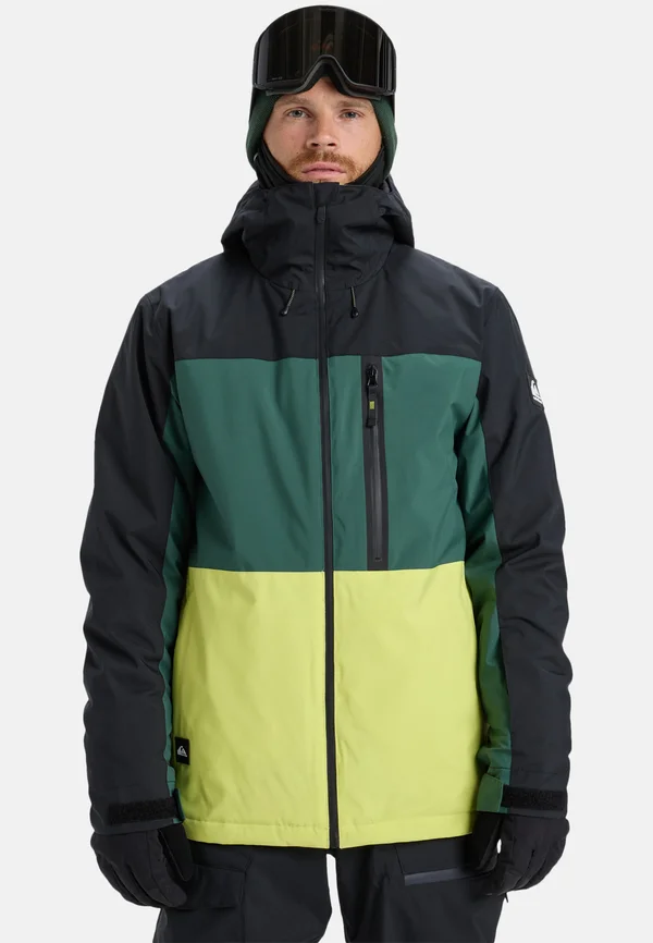 SYCAMORE BLOCK-FUNKTIONELLE - Snowboard jacket - green yellow black