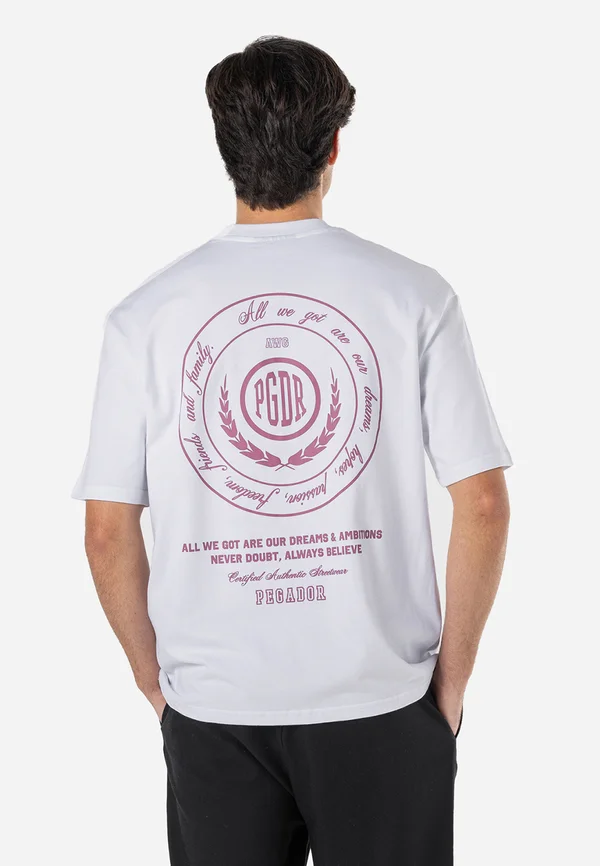 SYDON TEE - Print T-shirt - white