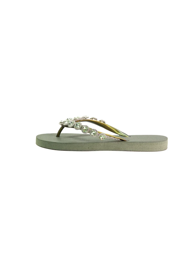 T-bar sandals - army green