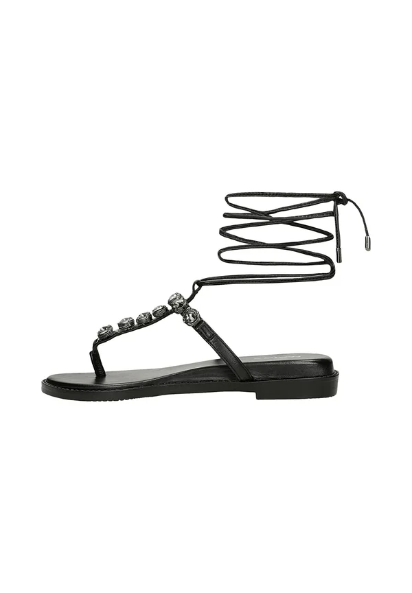 T-bar sandals - black