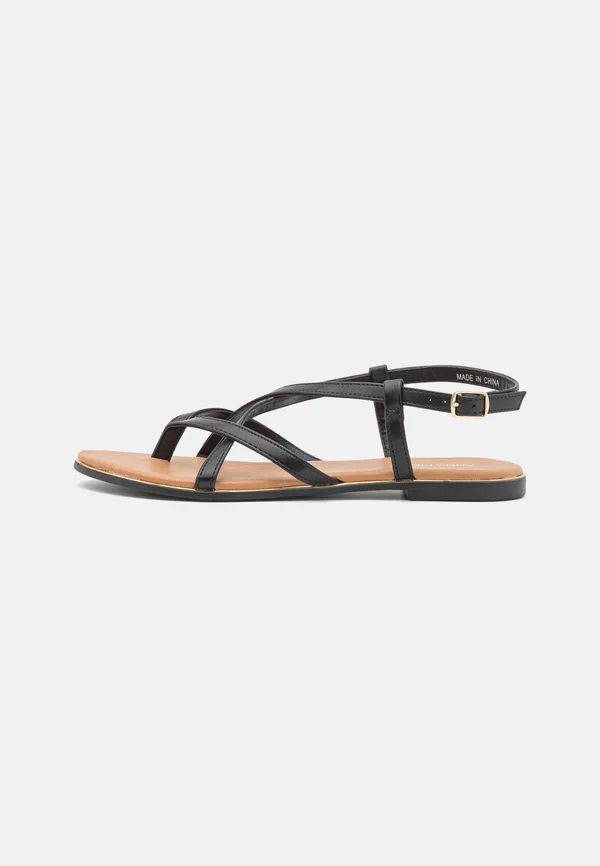 T-bar sandals - black
