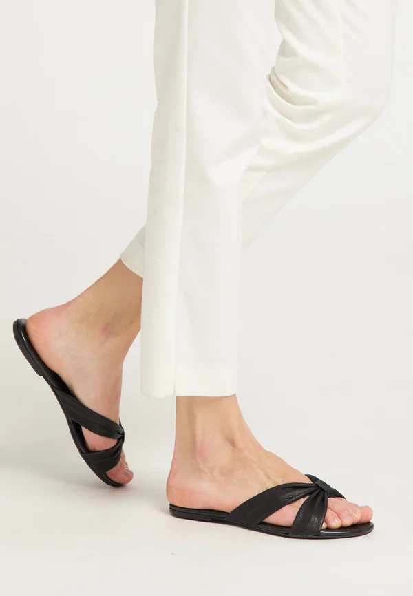 T-bar sandals - black