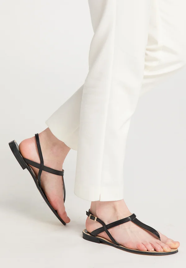 T-bar sandals - black