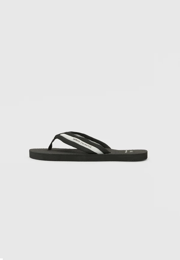 T-bar sandals - black/off white