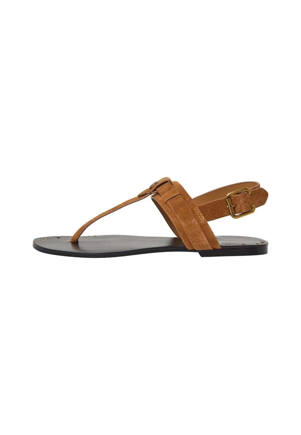 T-bar sandals - caramel beige