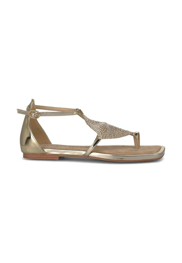 T-bar sandals - dorado