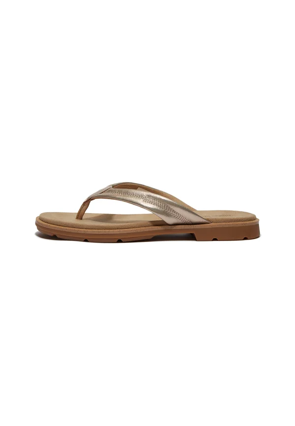 T-bar sandals - gold metallic