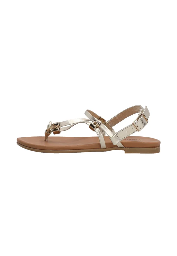 T-bar sandals - gold