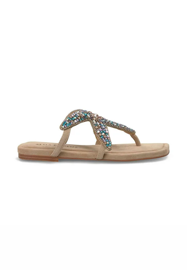 T-bar sandals - marrón claro