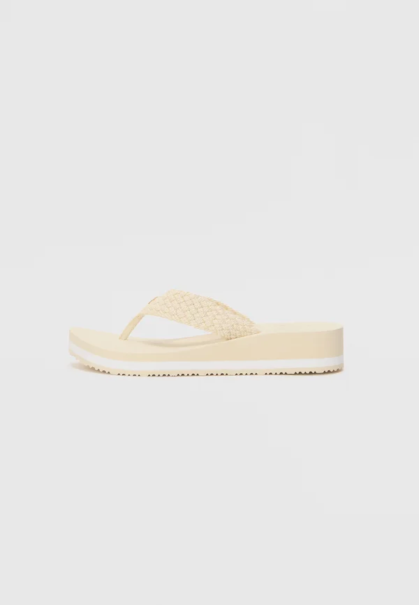 T-bar sandals - muslin