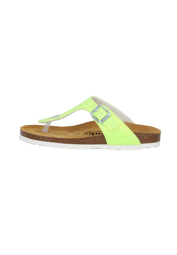 T-bar sandals - neongelb
