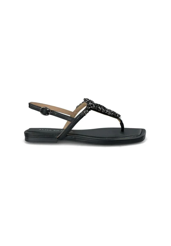 T-bar sandals - nero