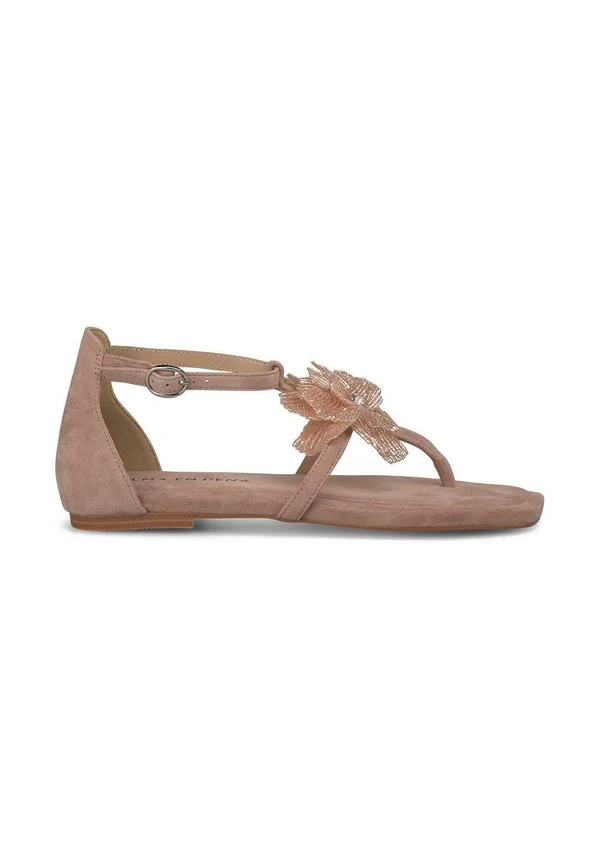 T-bar sandals - rosa jaspeado