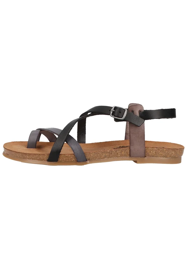T-bar sandals - schwarz