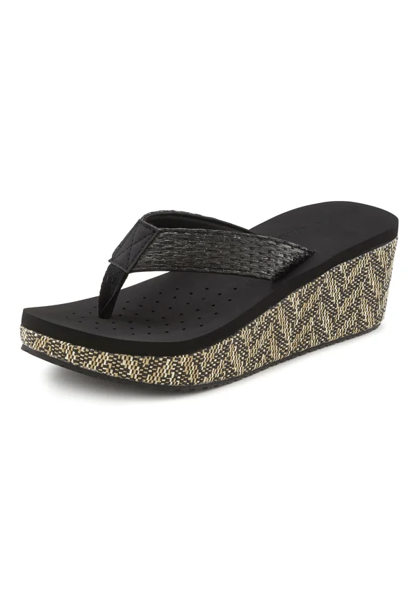 T-bar sandals - schwarz