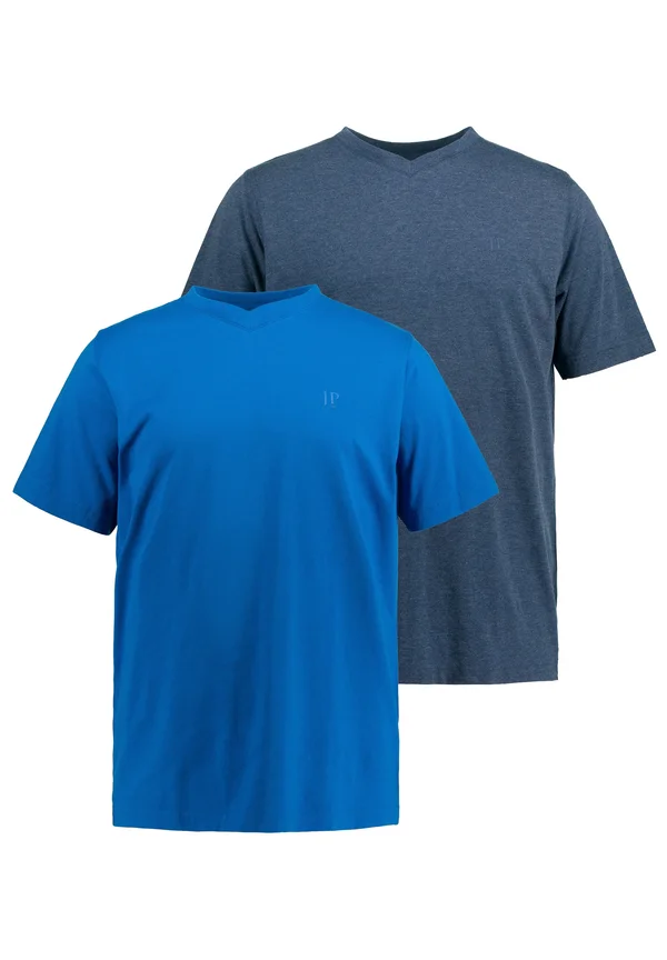 T-SHIRT 2ER PACK V-AUSSCHNIT HALBARM  - Basic T-shirt