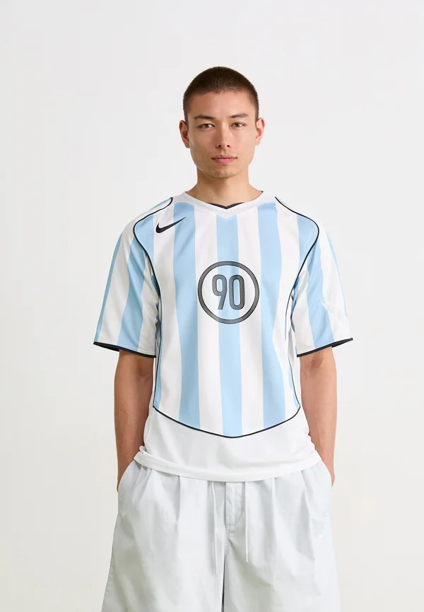 T90 FOOTBALL JERSEY - Print T-shirt - psychic blue/white/black
