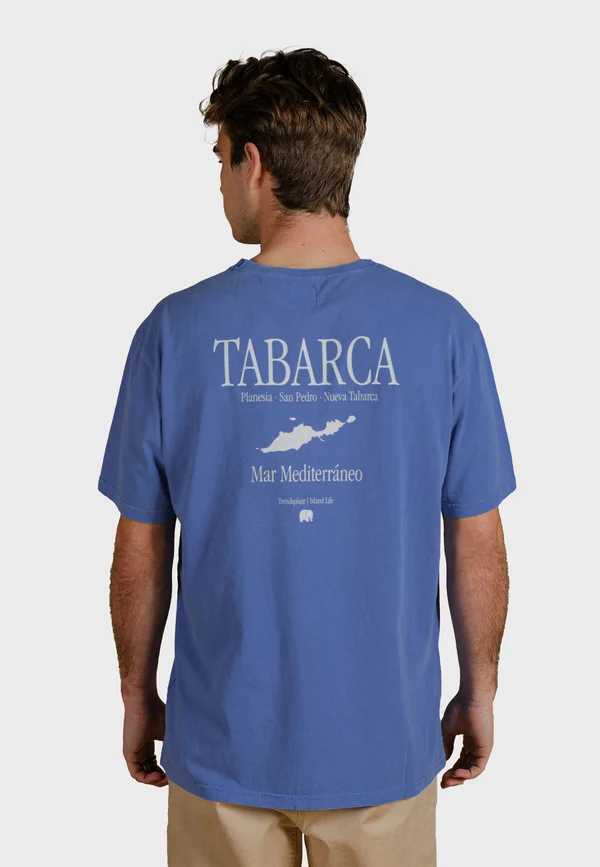 TABARCA - Print T-shirt - blue