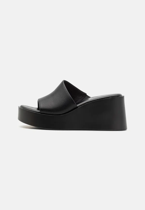 TABATHA - Heeled mules - black