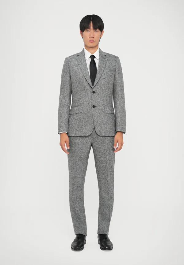 TAILORED FIT BUTTON SUIT SET - Suit - smoke