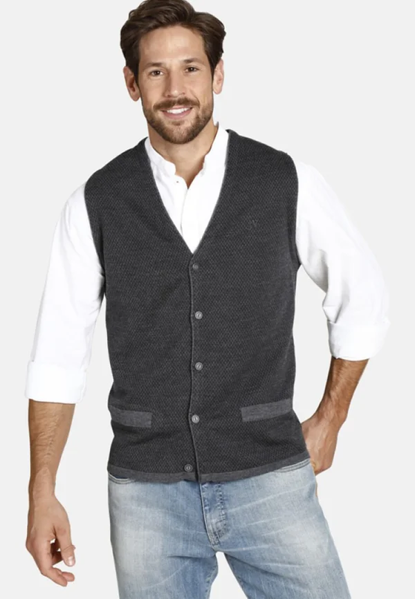 TANE - Waistcoat - grey