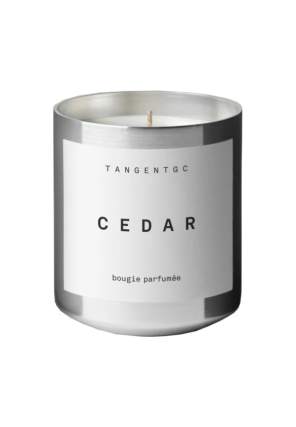 TANGENT GC DUFTKERZE CEDAR BOUGIE PARFUMÉE - Scented candle - transparent