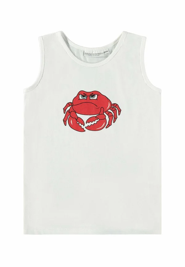 TANK KRABBE - Top - white front print