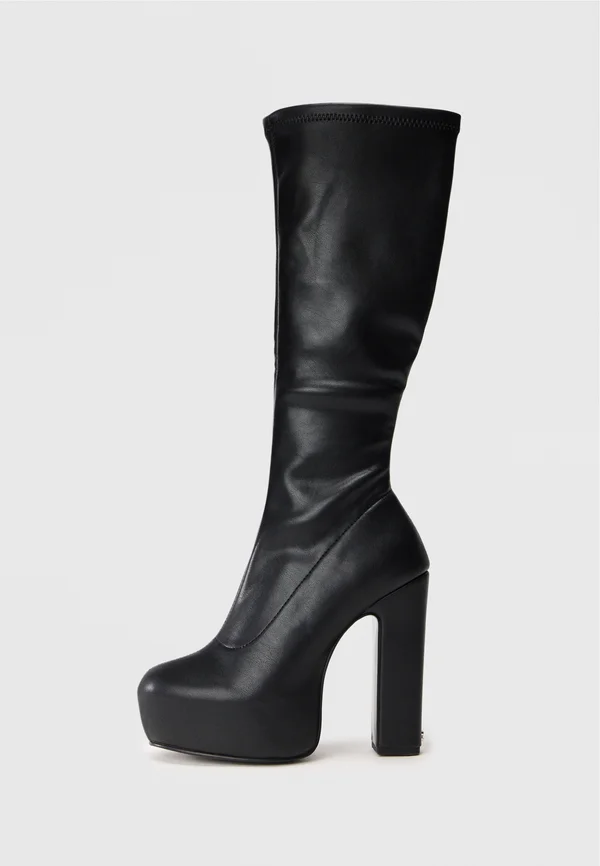 TANTALIZER - Platform boots - black