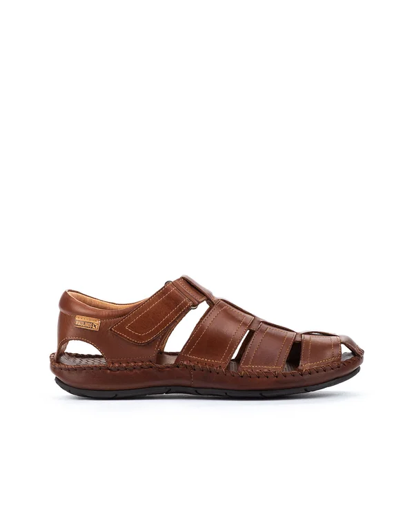 TARIFA - Sandals - cuero