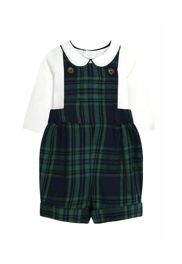 TARTAN SET REGULAR FIT - Dungarees - navy