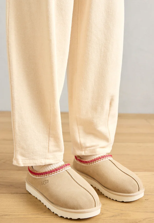 TASMAN II - Mules - sand/dark cherry