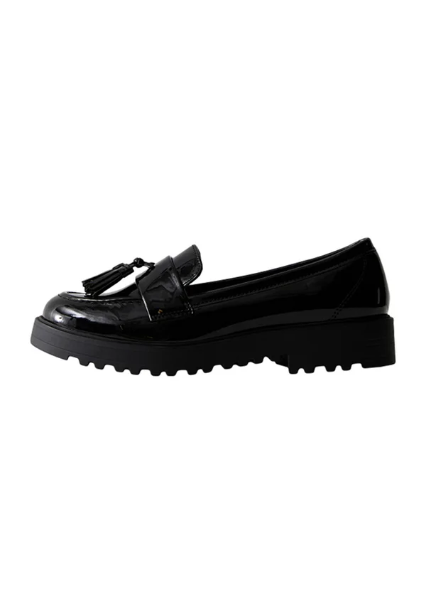 TASSELED LOOK CHUNKY - Moccasins - black