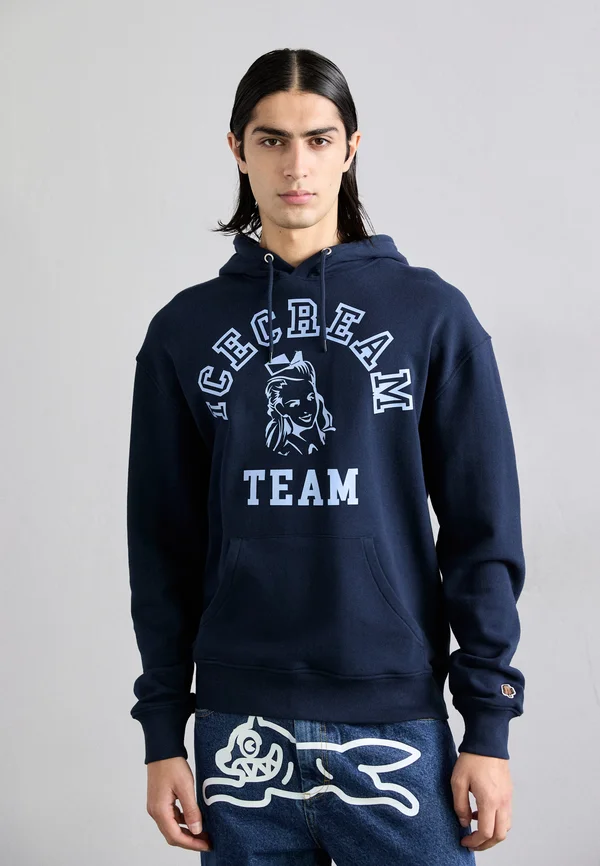 TEAM POPOVER HOOD - Hoodie - navy