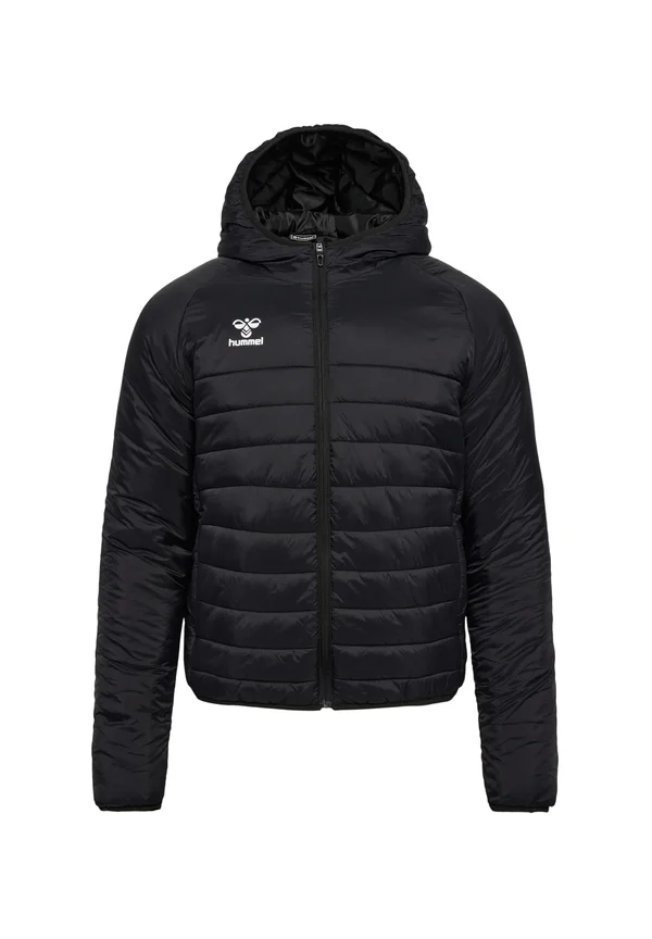 TEAMSPORT GO QUILTED KAPUZEN - Winter jacket - schwarz
