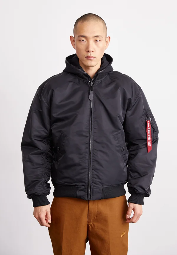 TEC STUDIO - Bomber Jacket - black