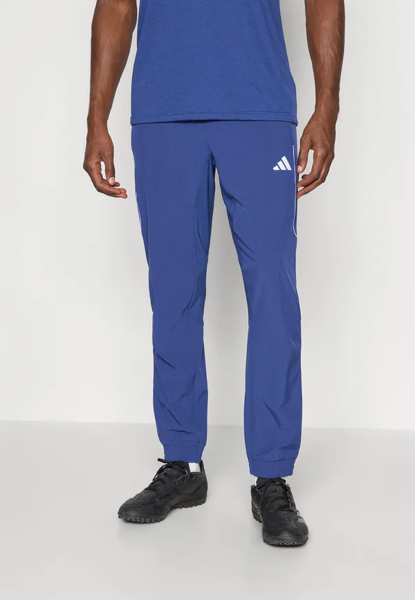 TECH APP - Tracksuit bottoms - dark blue/glow blue