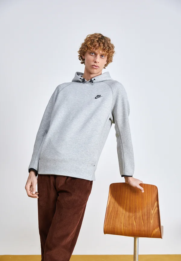 TECH FLEECE HOODIE - Hoodie - dark grey heather/black