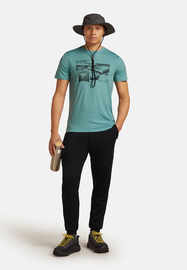 TECH LITE  JOURNEY - Print T-shirt - hydro