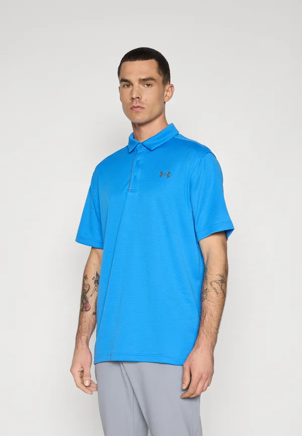 TECH - Polo shirt - blue atlantis/pitch gray