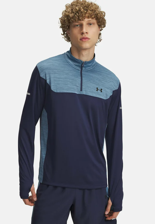 TECH UTILITY - Long sleeved top - washed navy