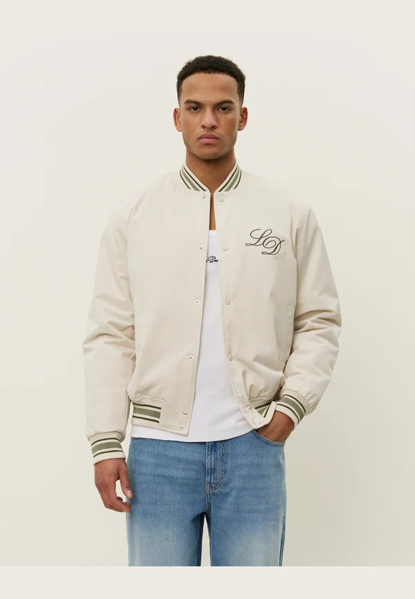TECH VARSITY JACKET - Bomber Jacket - ivory