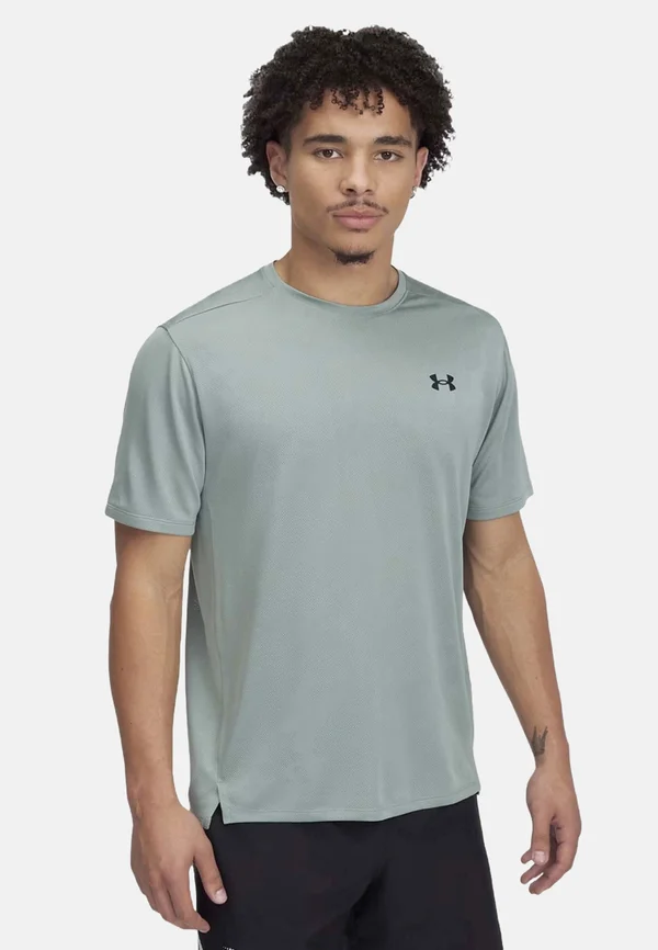 TECH VENT - Print T-shirt - silica green