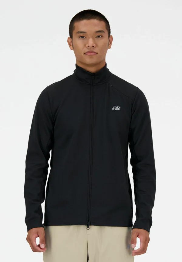 TECH - Zip-up sweatshirt - black