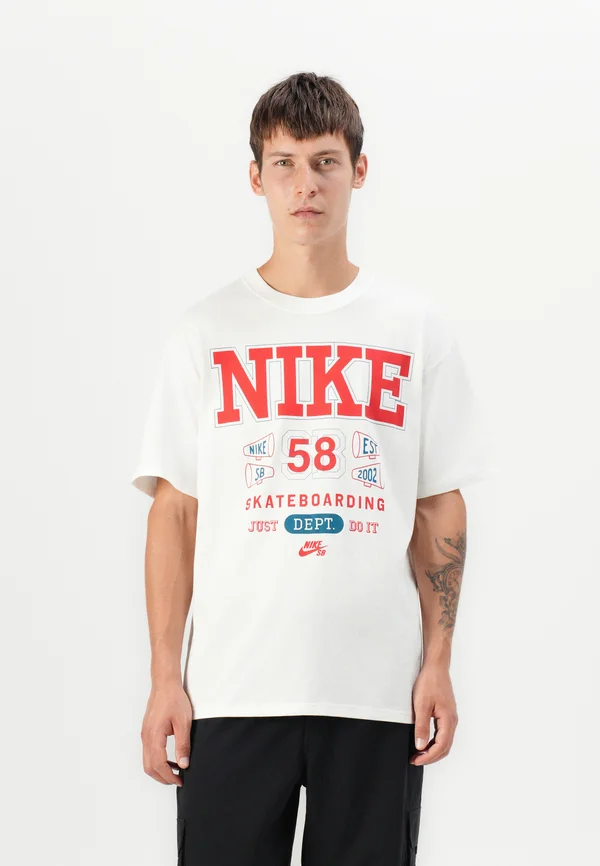 TEE ATHLETICS - Print T-shirt - sail