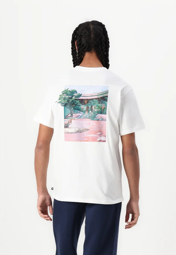 TEE BANKS - Print T-shirt - white